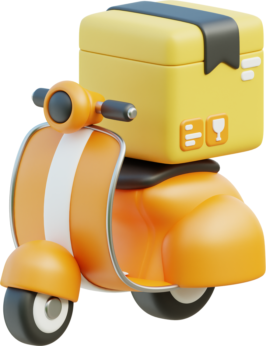 3D Motorcycle Delivery